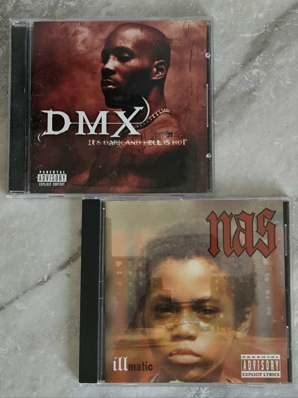 Nas – Illmatic + DMX – It’s Dark and Hell Is Hot CD Bundle • Tested